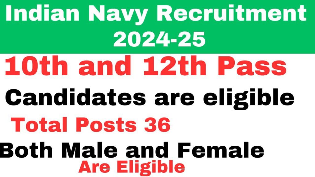 Indian Navy Vacancy 2024-25