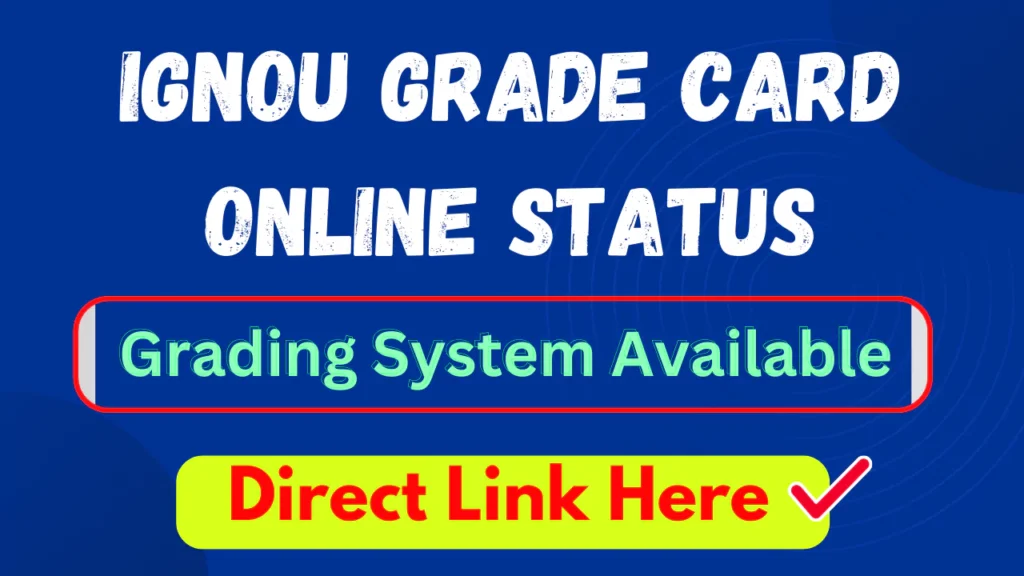 IGNOU Grade Card PDF